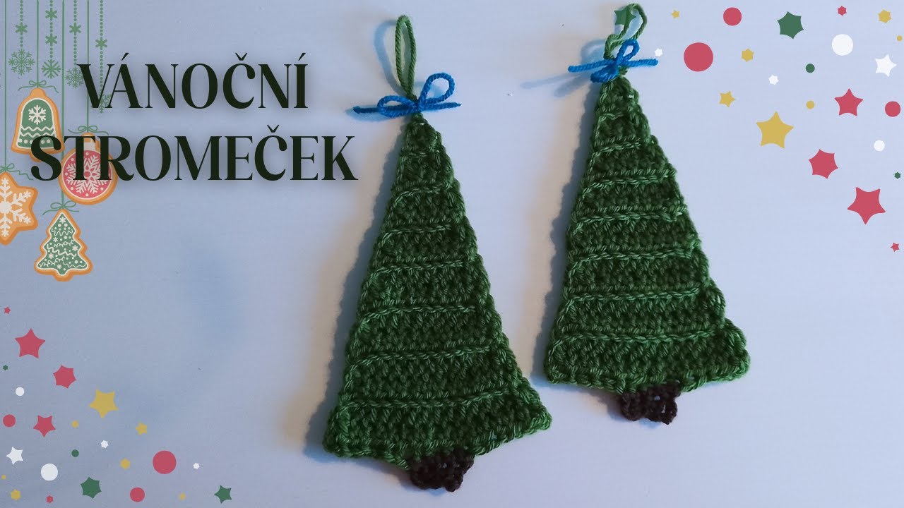 🧶Háčkovaný Vánoční Stromeček