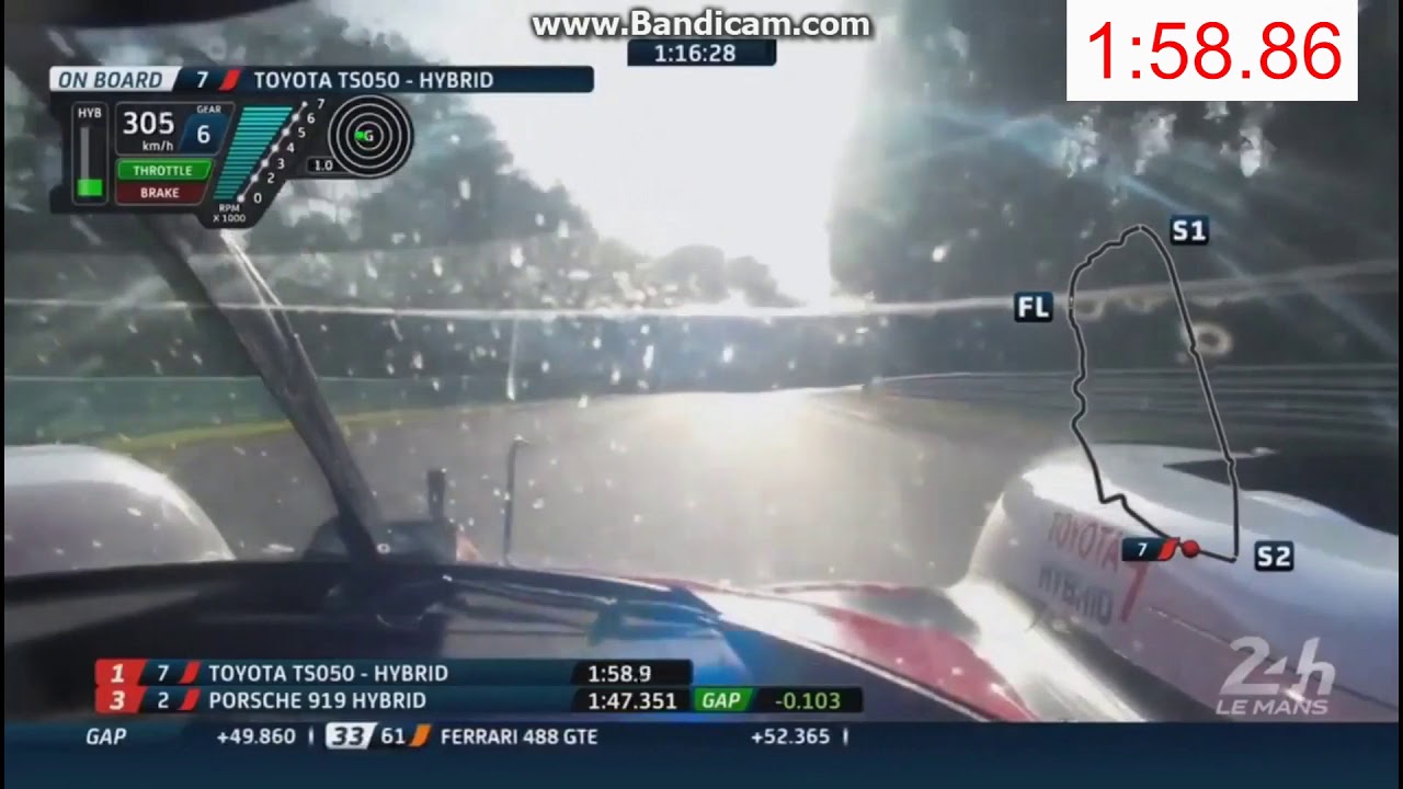2017 LeMans24Hour Kamui Kobayashi Super Qualifying Laps