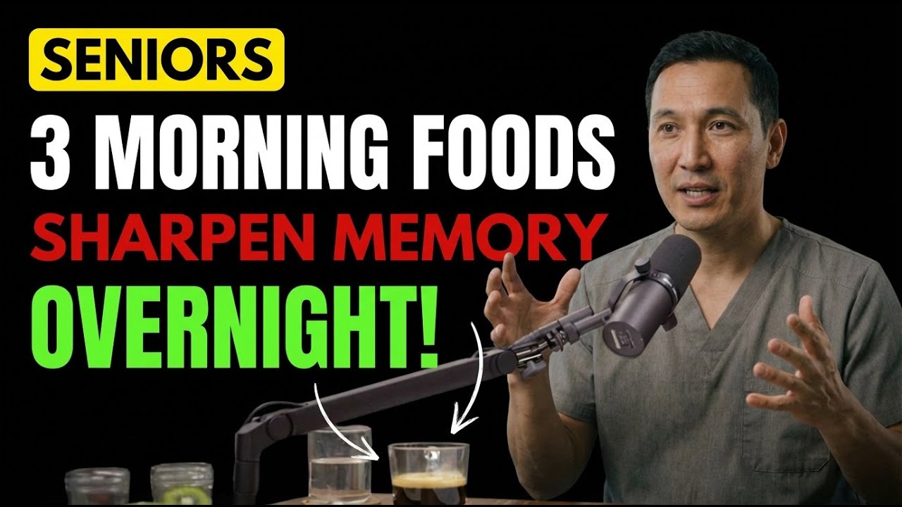 Seniors: These 3 Morning Foods Sharpen Memory and Heal the Brain Overnight