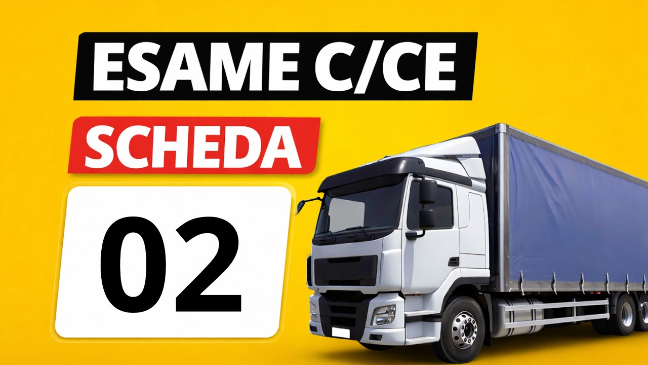 Quiz patente C - CE Simulazione esame, scheda N. 2