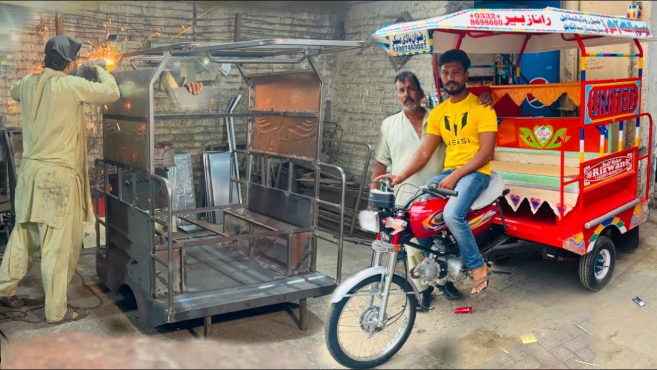 Amazing Manufacturing Process of Six Seater Rickshaw | Factory Mass Production