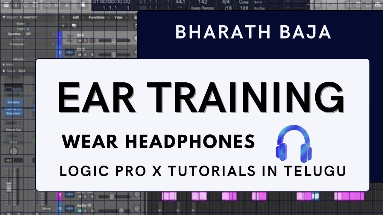 Mixing Ear training games in telugu | Logic pro tutorials telugu