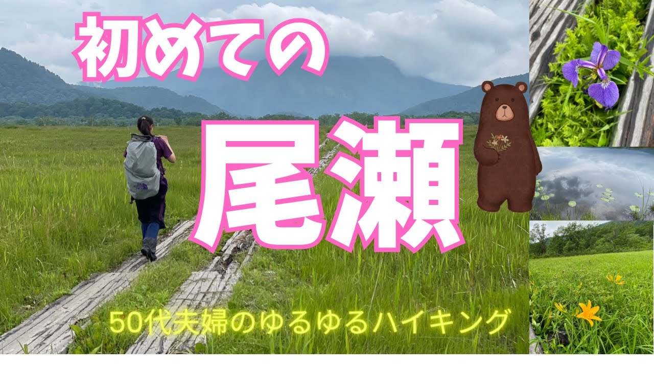 【7月 初めての尾瀬ヶ原＆尾瀬沼（1泊2日）】50代夫婦で梅雨時期の尾瀬へ｜檜枝岐小屋で一泊し尾瀬を満喫！｜50代から始めるゆるゆるハイキング