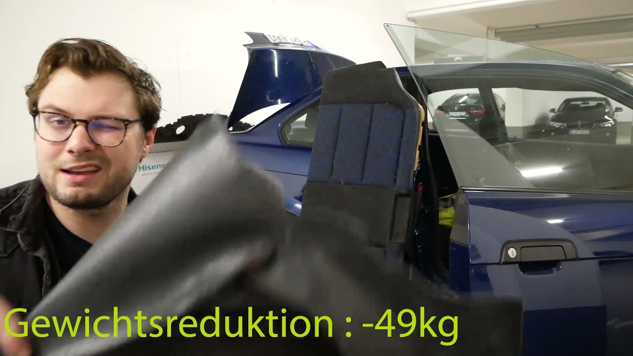 BMW E36 Gewichtsreduzierung für die Nordschleife