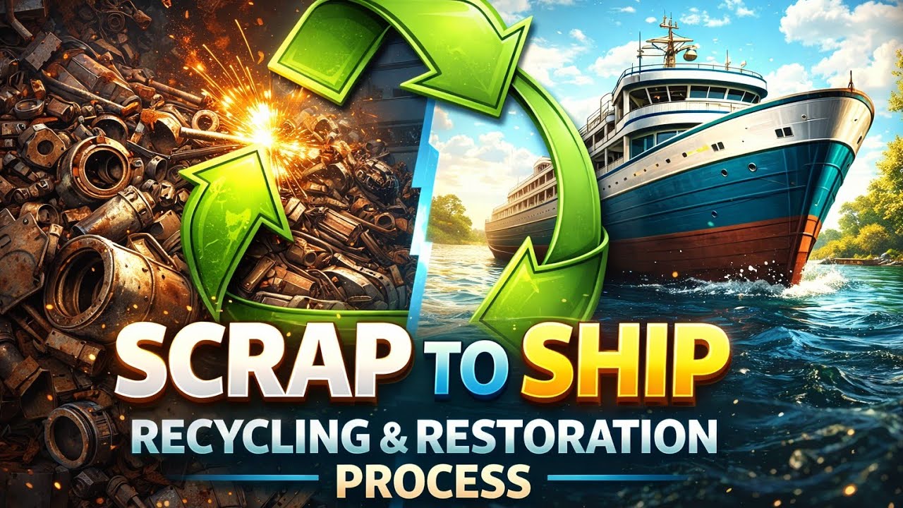 Scrap to Ship | Metal Recycling & Ship Restoration Process