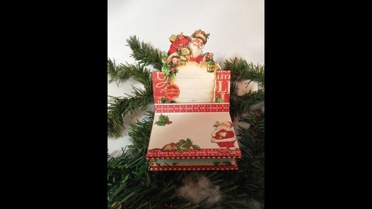 Graphic 45 Post it note holder easel card tutorial