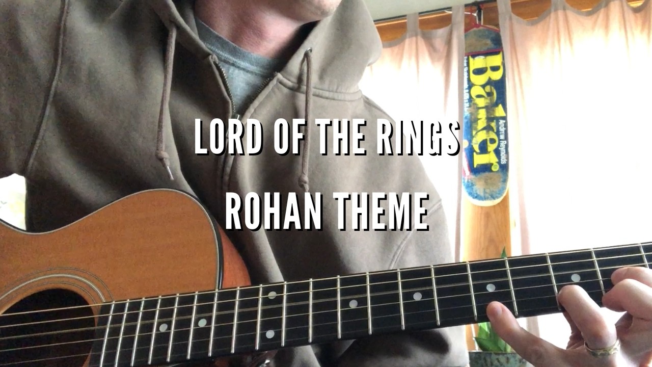 Lord of the Rings - Rohan Theme (Easy Guitar Cover)
