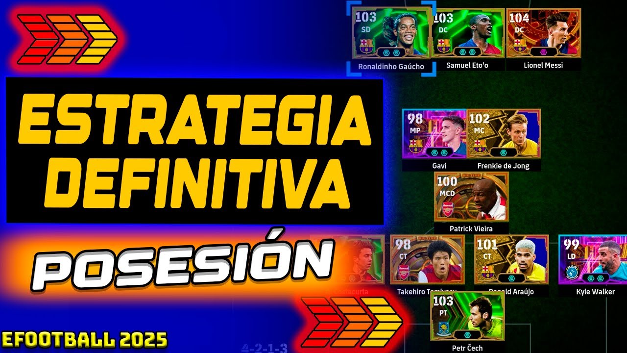 🔥 ¡¡Mi MEJOR ESTRATEGIA de POSESIÓN en EFOOTBALL 2025!! 🔥