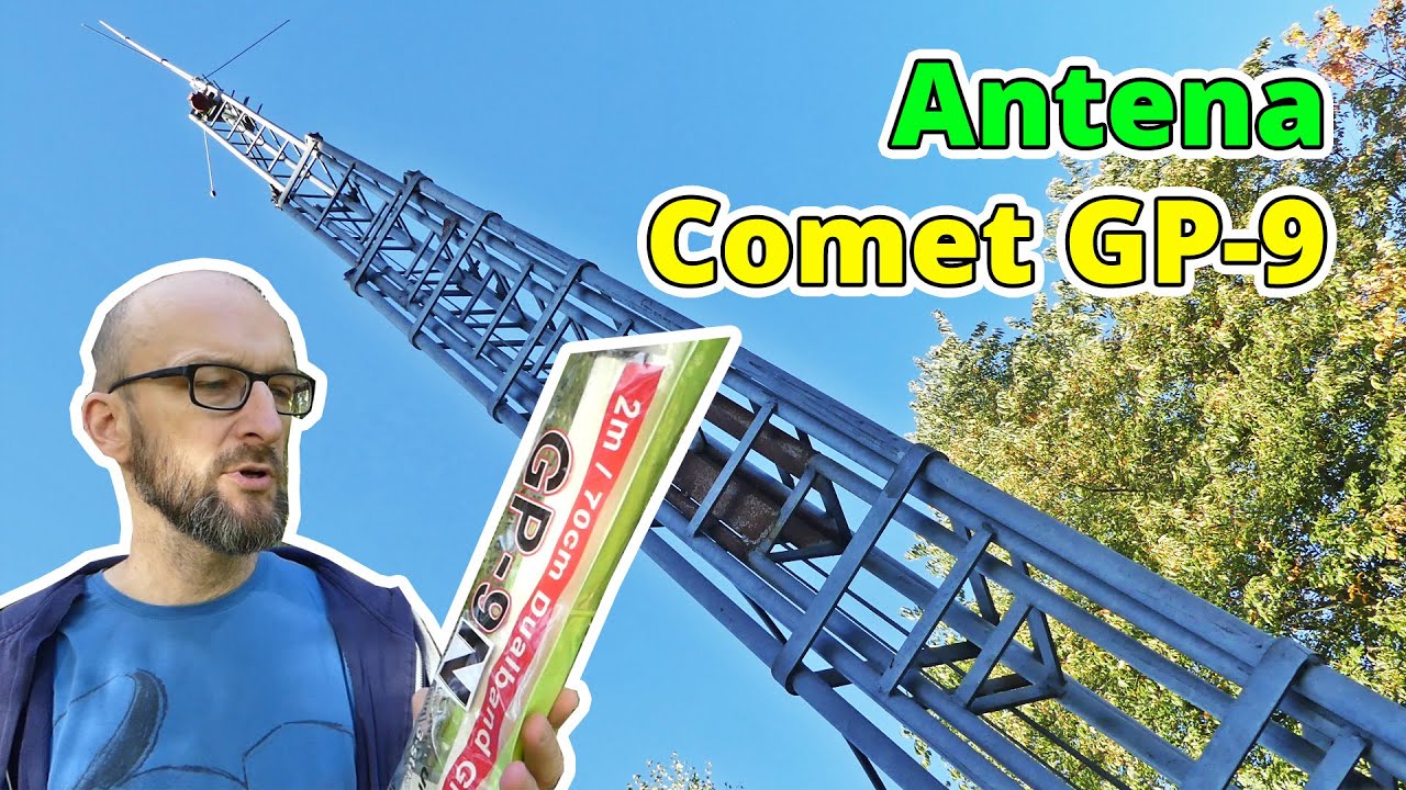 Antena Comet GP-9 na pasma 2 m i 70 cm