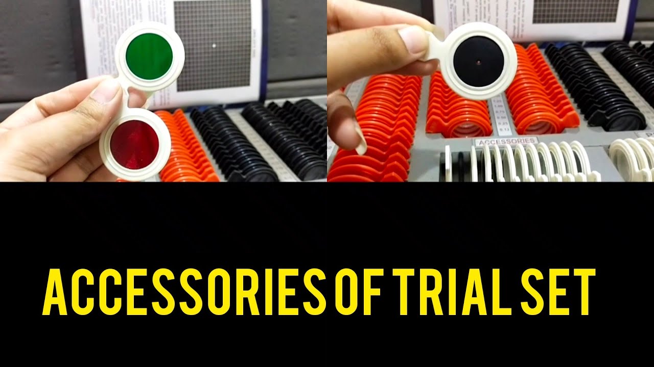 Accessories of Trial Set or Trial Box