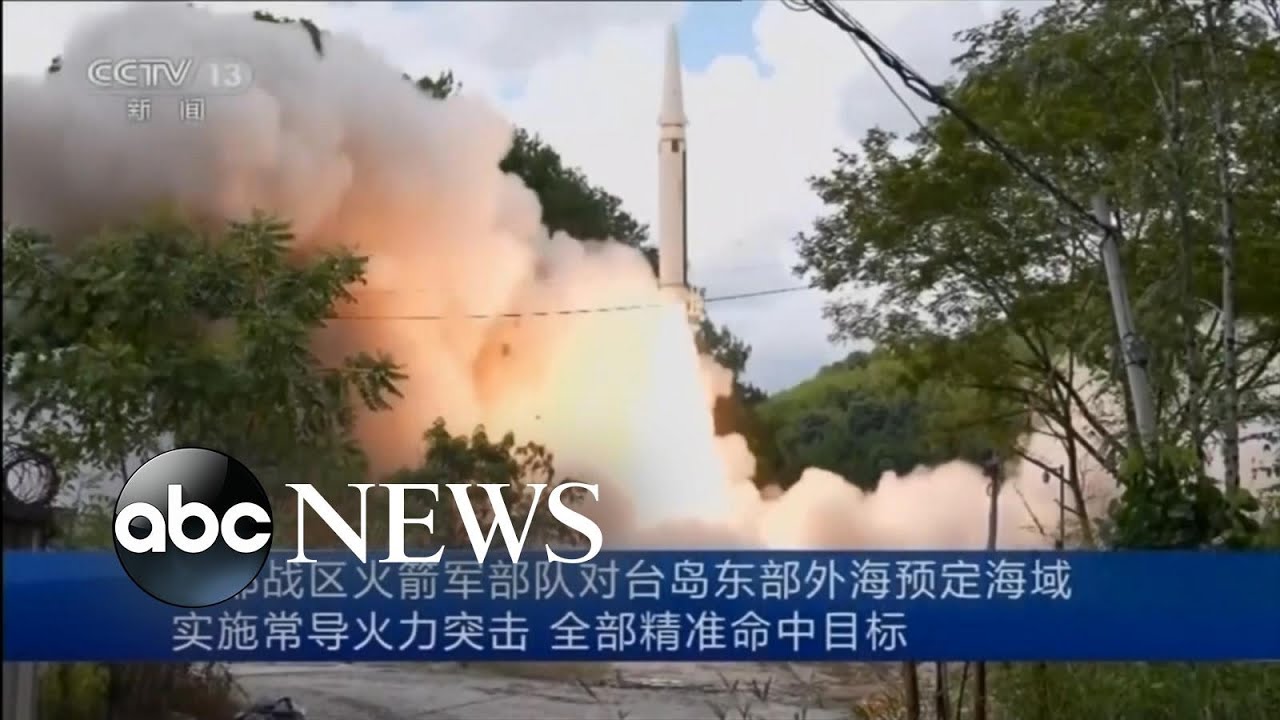 China fires missiles near Taiwan following Pelosi visit l GMA