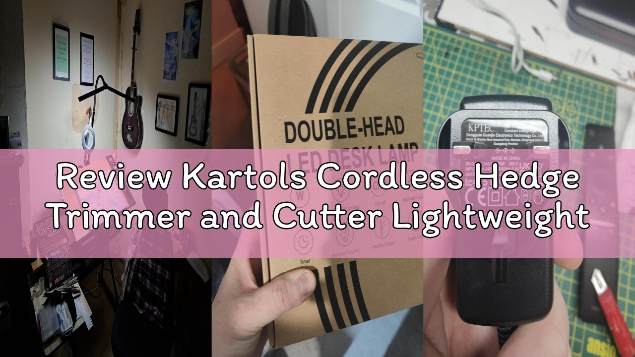 Review Kartols Cordless Hedge Trimmer and Cutter Lightweight 21V, Electric Hedge Cutters Trimmer 2 *