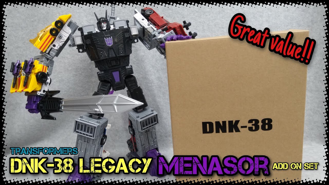Dnk-38 KO add on upgrade set for Transformers Legacy Menasor