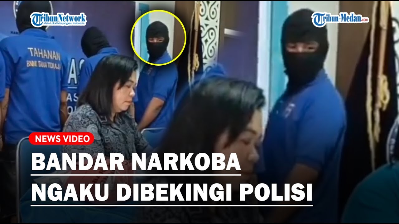 Bandar Narkoba Ngaku Dibekingi Polres saat Konferensi Pers BNN
