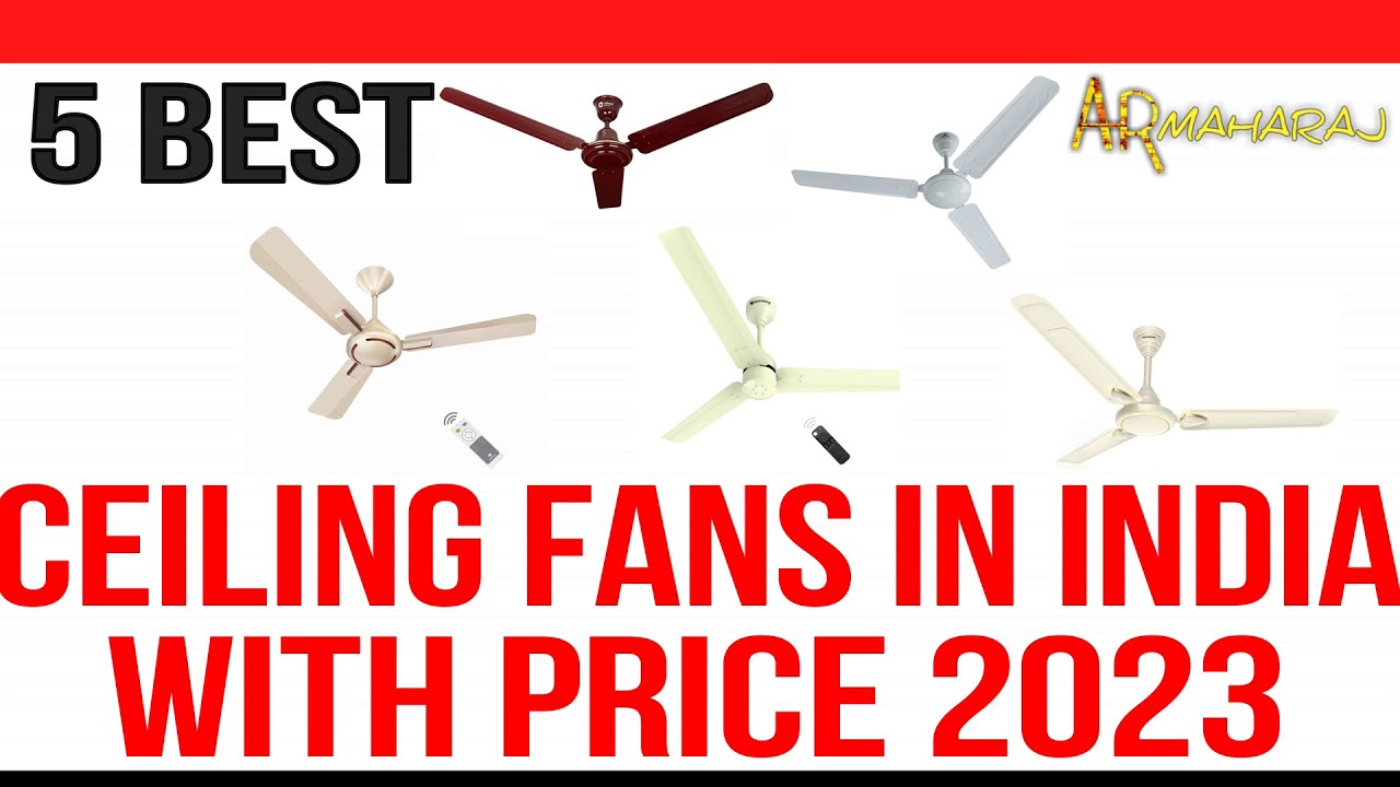✅ Top 5 Best Ceiling Fans In India 2023 | Ceiling Fan Price | Best Fan For Home | Ceiling Fan Brand