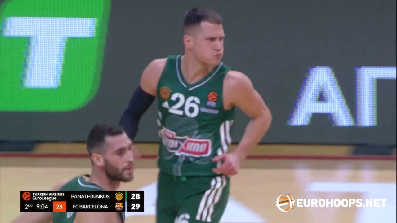 Panathinaikos OPAP Athens - FC Barcelona 82-85: Nemanja Nedovic (18 points, 4 assists)