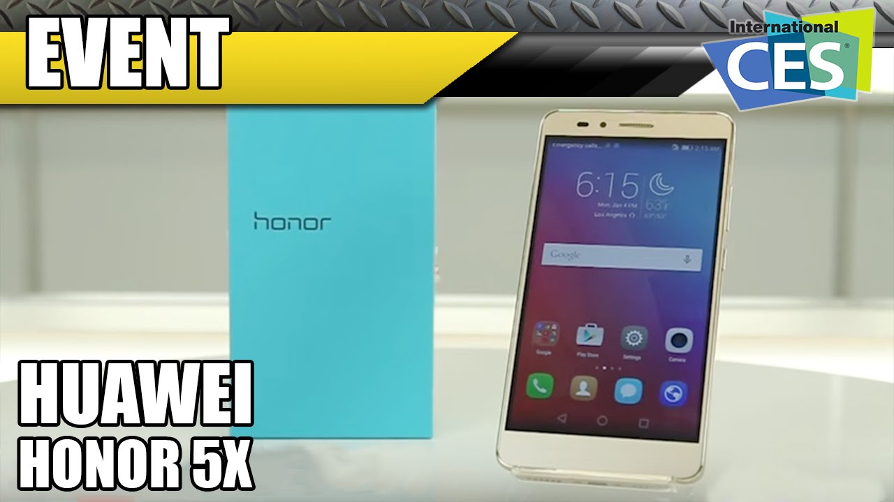 Huawei Honor 5X - CES 2016