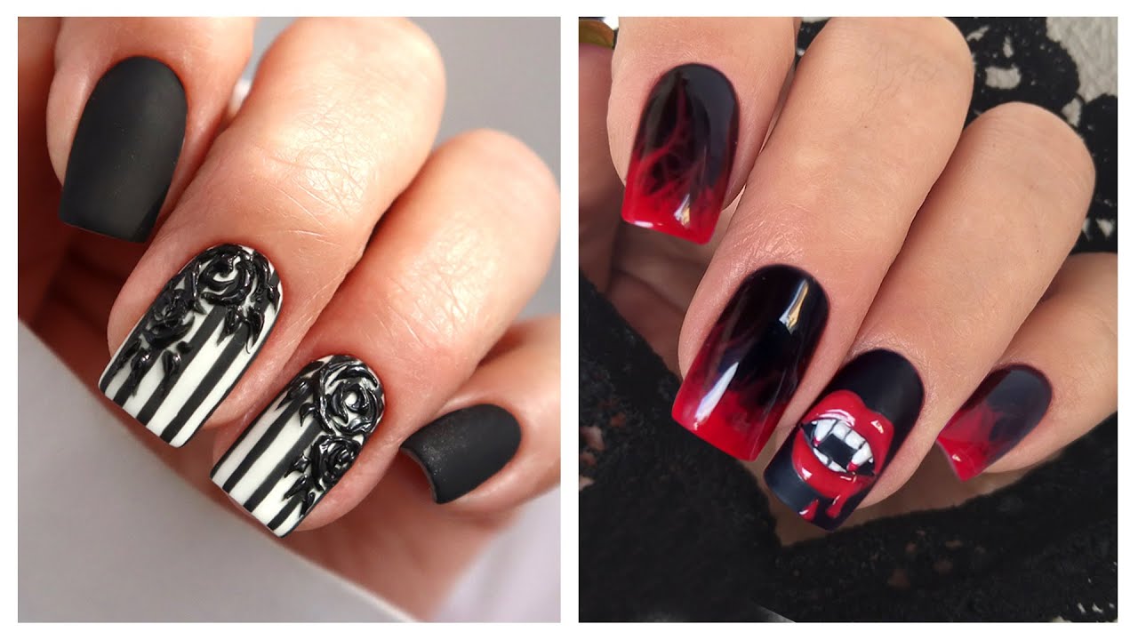 Подборка нейл-арта 🎃 Нейл-арт на Хэллоуин #nails