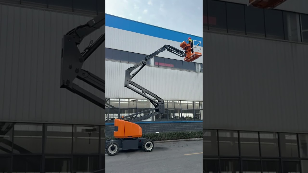 🚀 SECSUN 14m Electric Articulated Boom Lift &ndash; THE FUTURE OF HEIGHTS is HERE! 🔥🔧