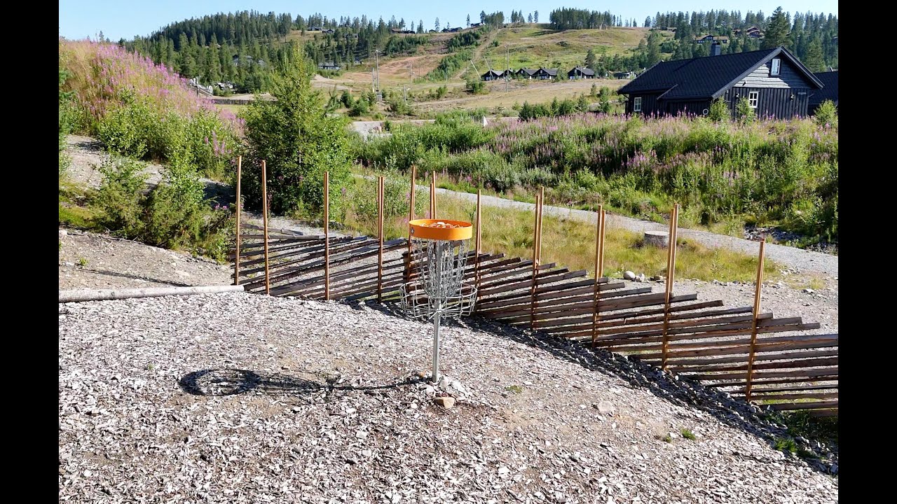 Furutangen Diskgolfpark - Bl&aring; layout