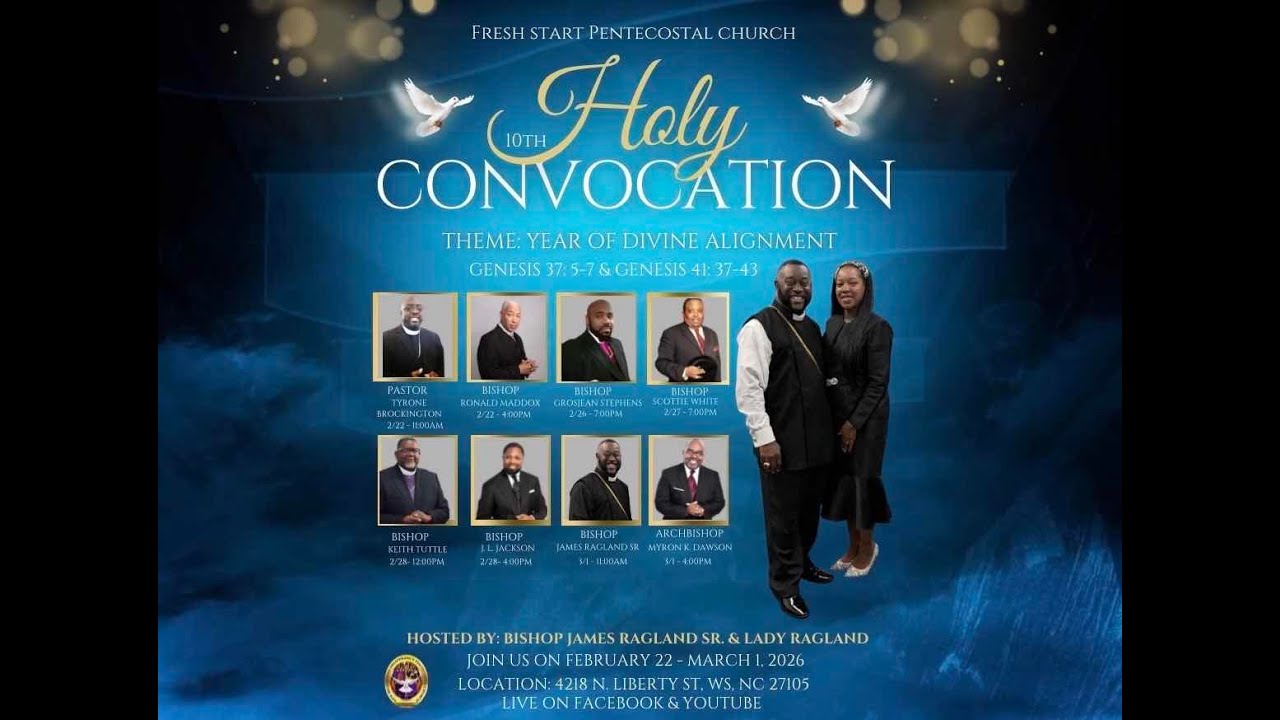 10th YEAR HOLY CONVOCATION W|BISHOP KEITH TUTTLE