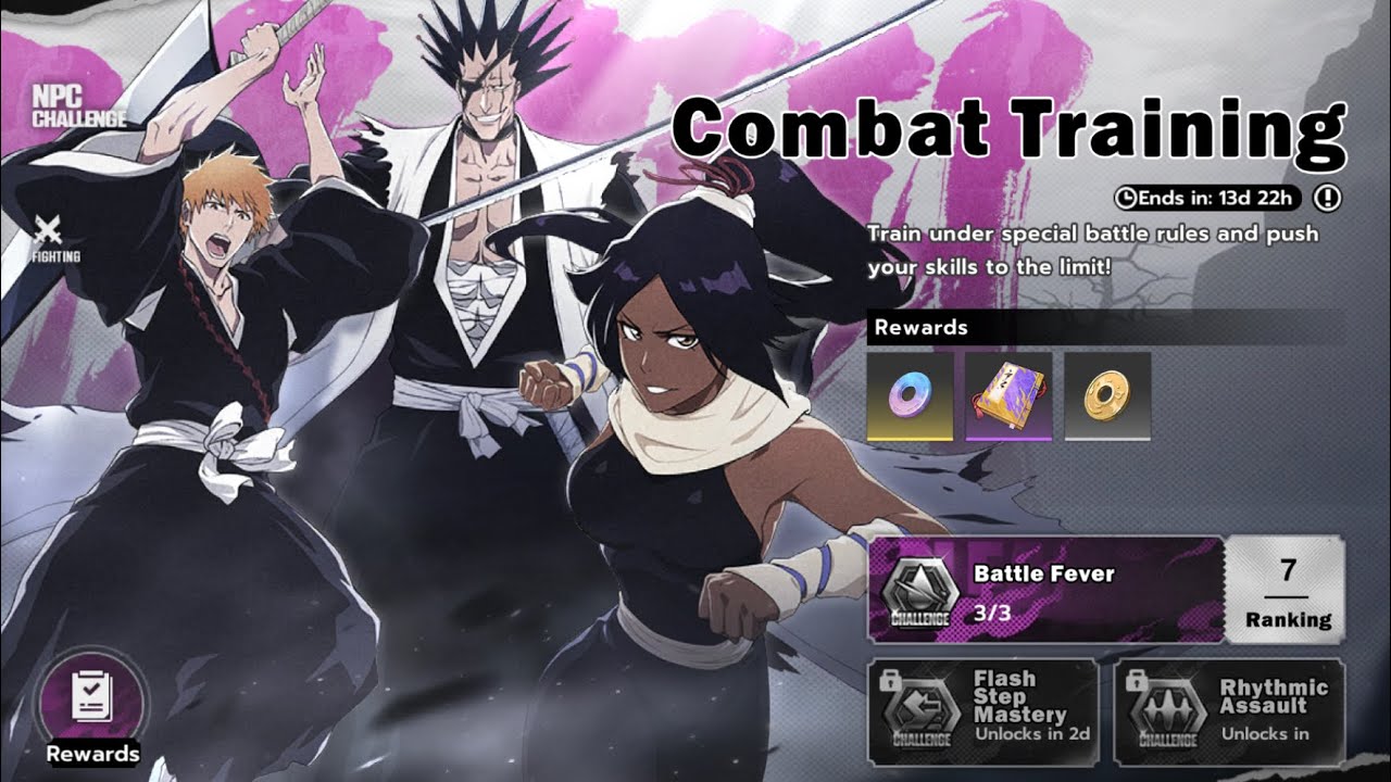COMBAT TRAINING - BATTLE FEVER III - BLEACH: Soul Resonance