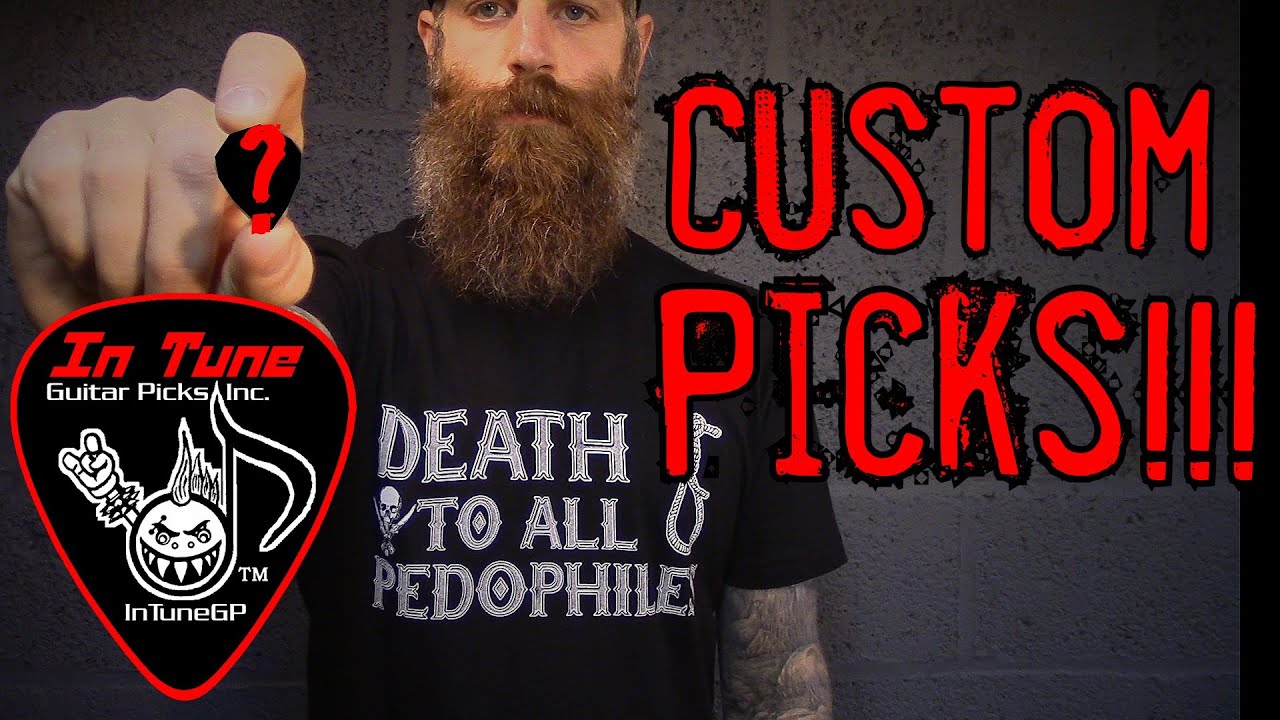 I Have Custom Guitar Picks!!!  In Tune Guitar Picks