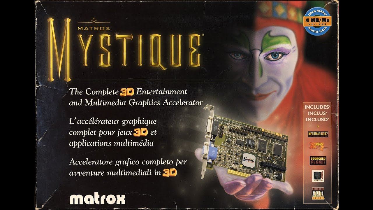 Matrox Mystique 220 PCI 4Mb 22.06.2023