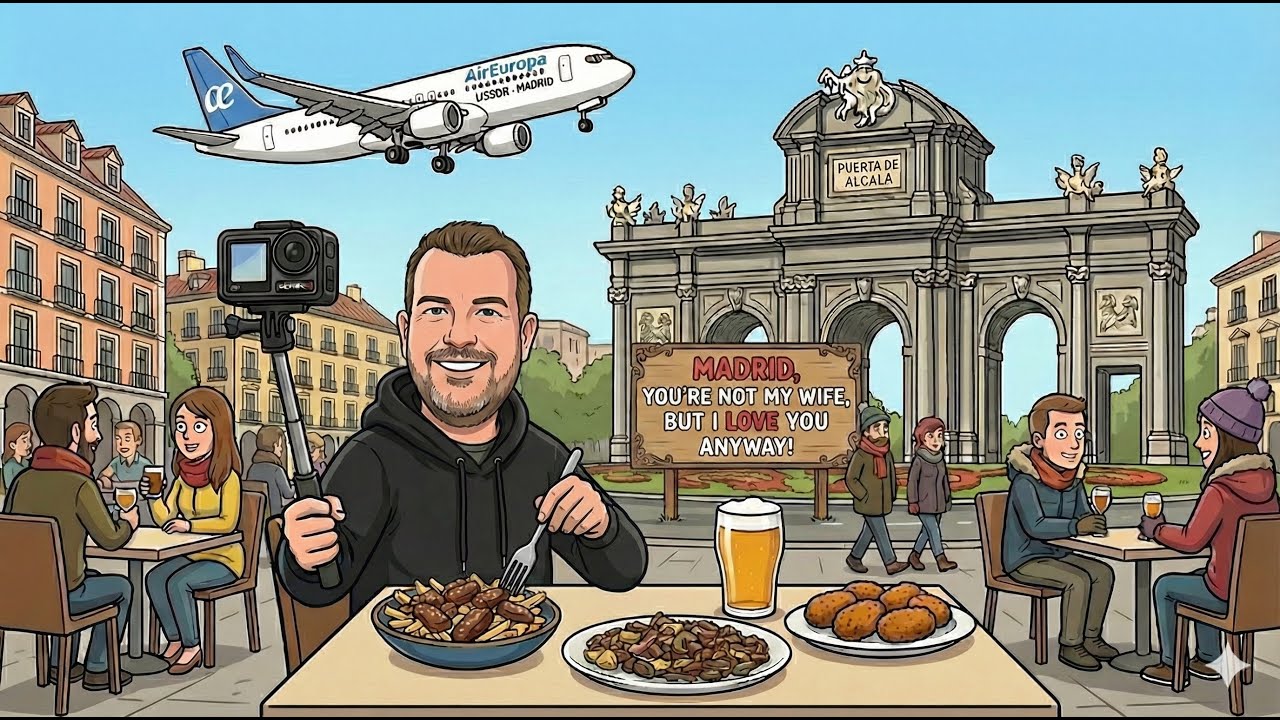 I Flew to Madrid Just for Lunch! (Lisbon to Madrid Day Trip)