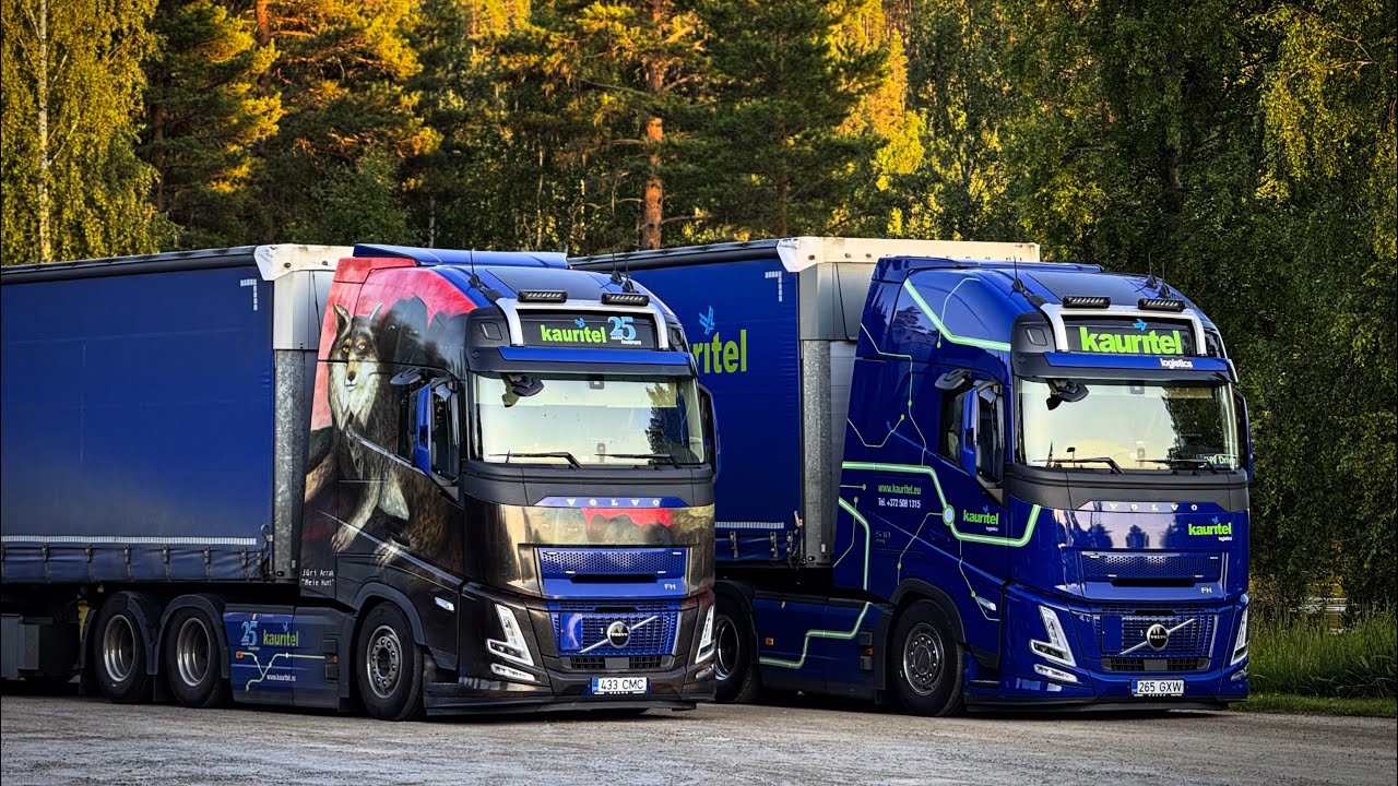 POV Driving Volvo Aero FH540 - Sweden, Stockholm E18