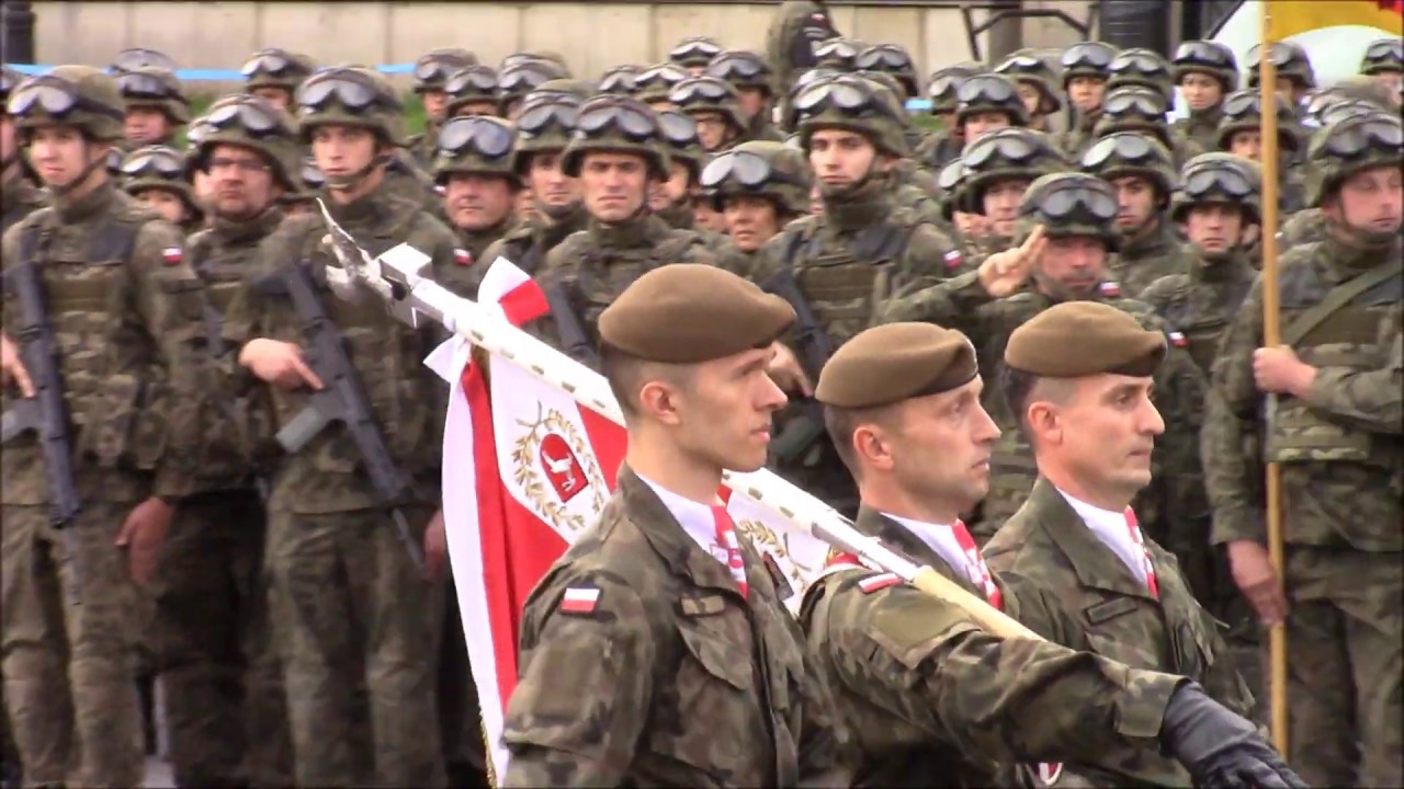 Przysięga WOT 2 Lubelskiej Brygady, Prezentacja Sztandaru, Lublin, 28.09.2019