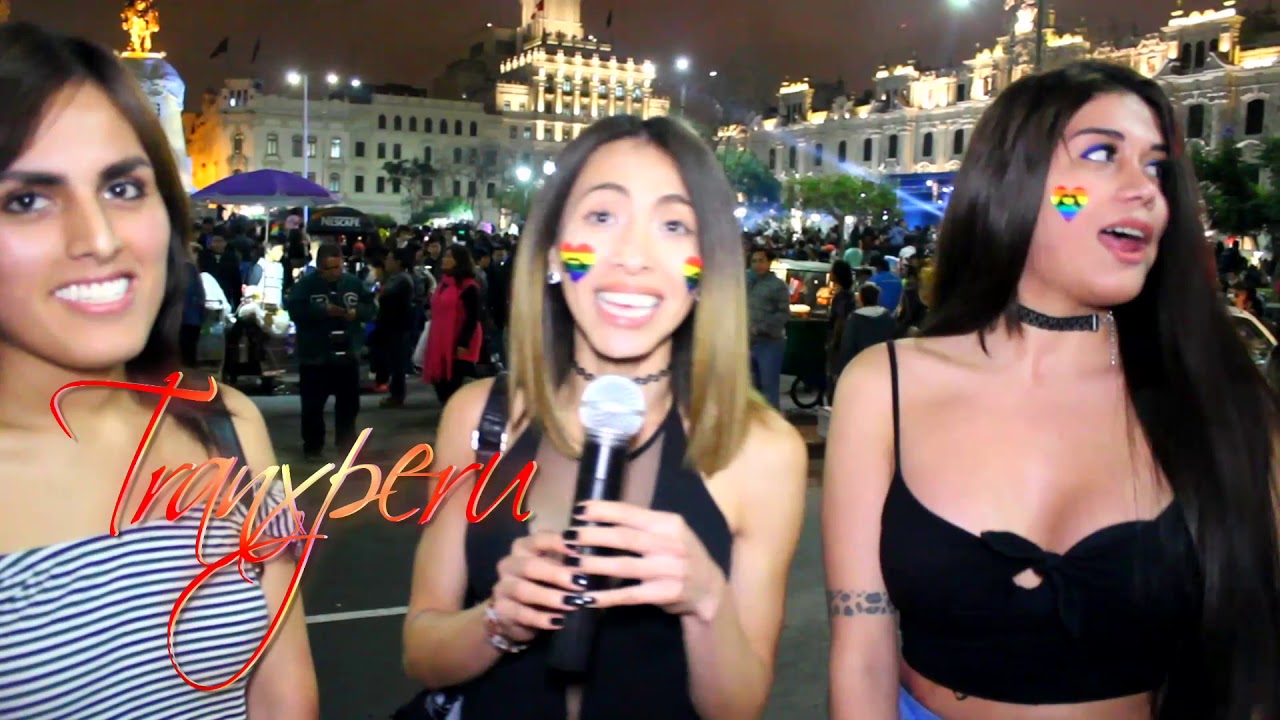 chicas trans en la plaza san martin lima peru