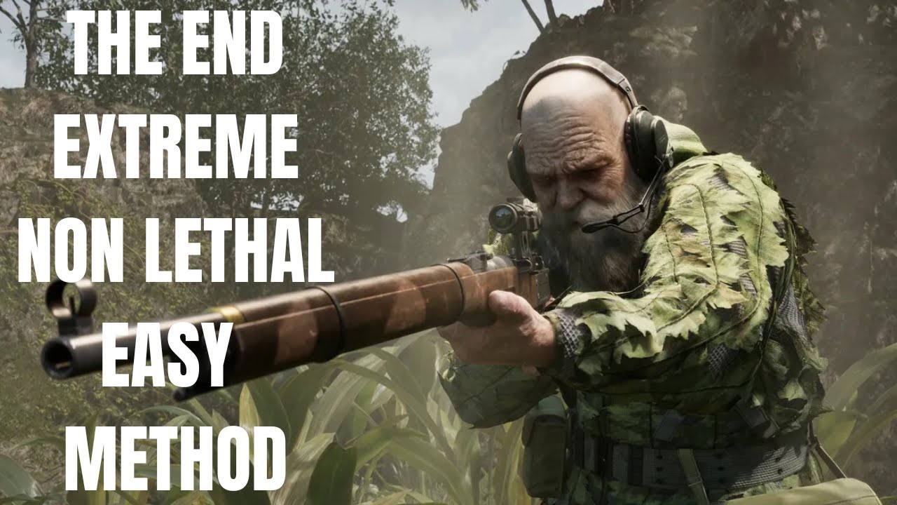 The End Non Lethal EXTREME Difficulty EASY METHOD! METAL GEAR SOLID DELTA SNAKE EATER Extreme