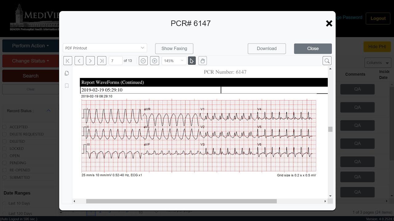 MEDIVIEW BEACON Prehospital Health Information Exchange -- Platform Walk-Through, in Under 2 Minutes