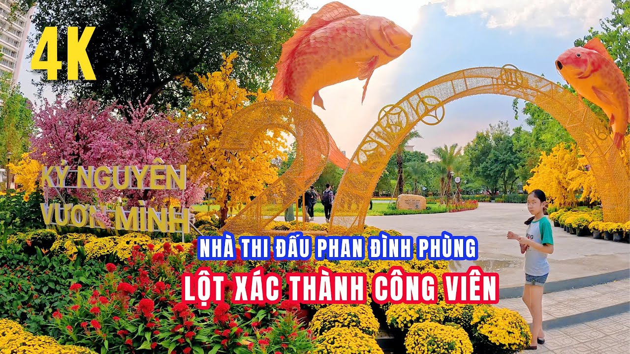 Công Viên Mới Trên Khu Đất Vàng Nhà Thi Đấu Phan Đình Phùng - Phan Đình Phùng Park In HCM City