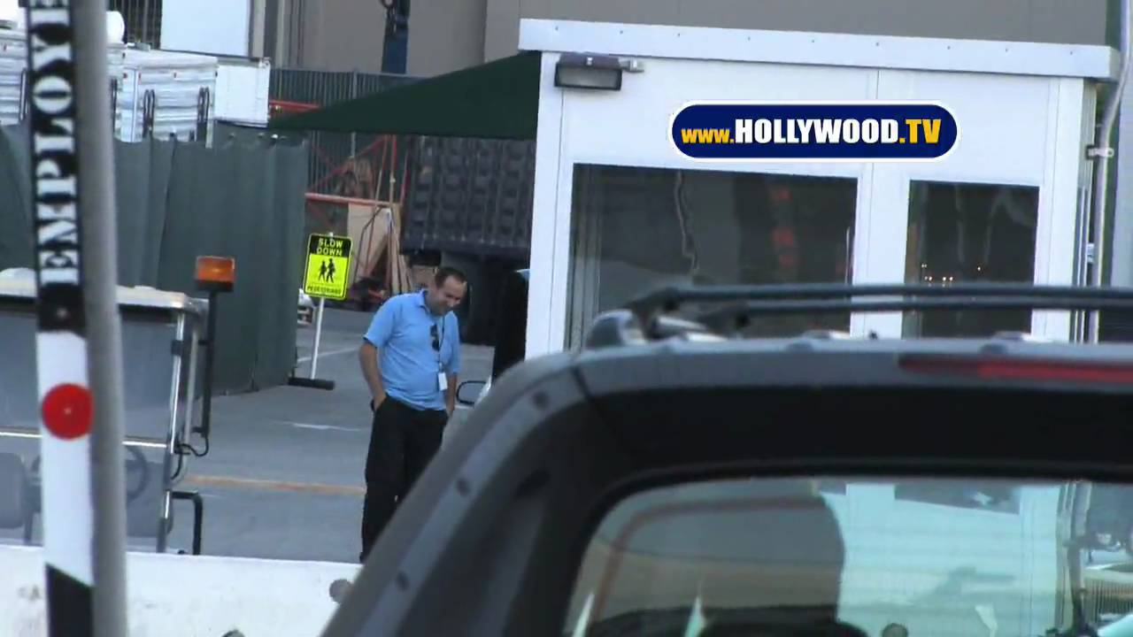 Celebrities Leave CBS Studios