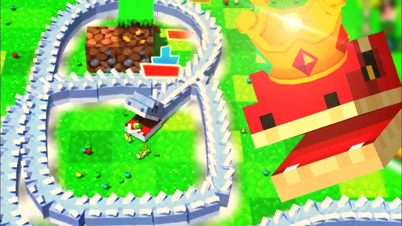 50,000 SCORE WITH MAGNET TRICK !? Holy Byte Snake King - Snake Rivals