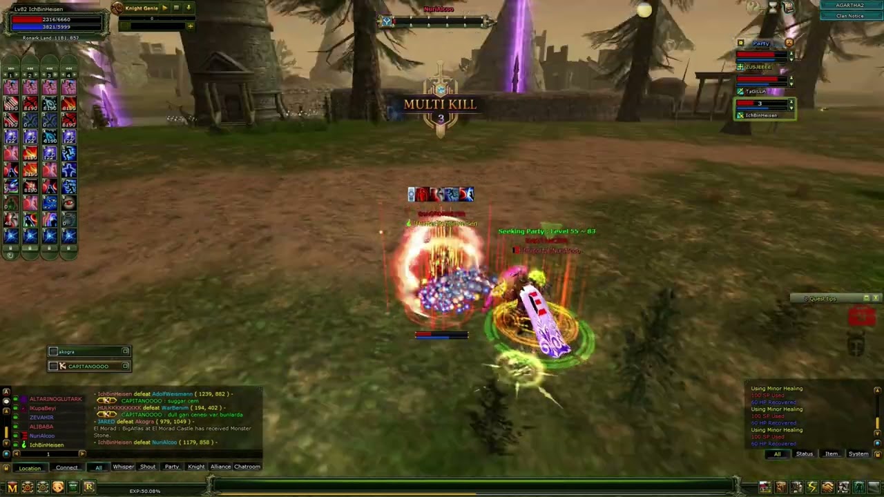 Zion & Agartha Mix Noob Archer PK (Knight Online Okçu PK)