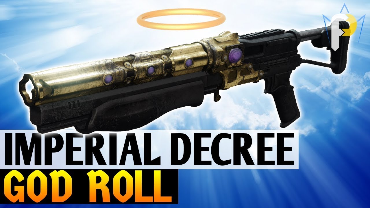 Best Perks Argued Here! What's the Imperial Decree GOD ROLL? (Destiny 2)