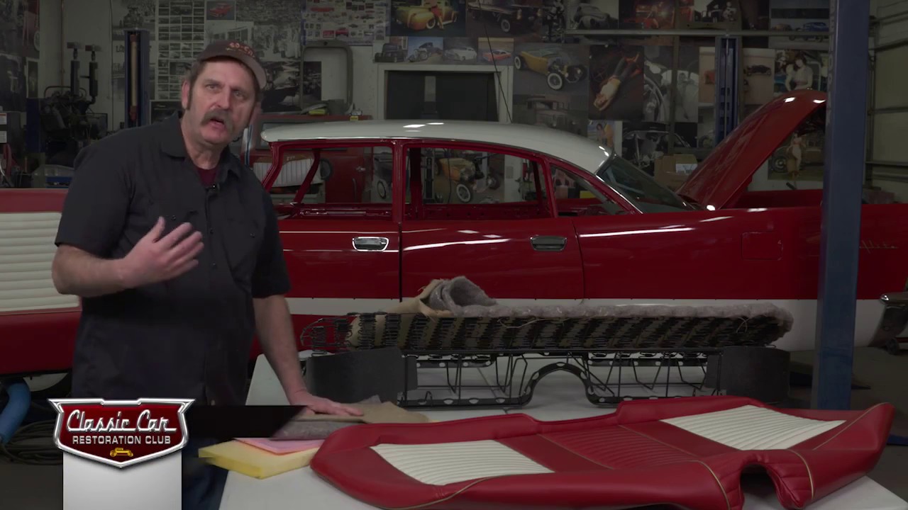 1957 DeSoto Fireflite Seat Cover Installation