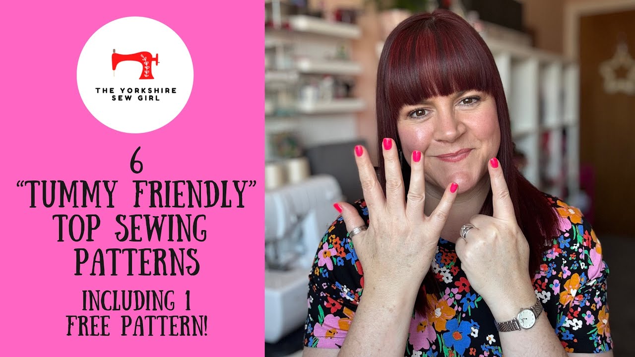 6 Tummy Friendly Top Sewing Patterns / Including One FREE One!