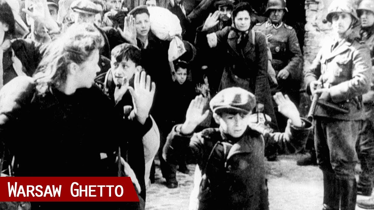 Getto warszawskie: Rzadkie nagranie HD przedstawiające największe getto w Europie (listopad 1940 ...