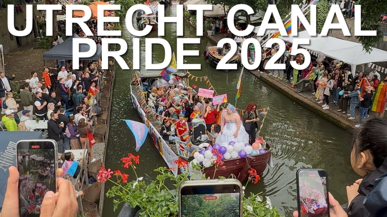 Utrecht Canal Pride 2025 🏳️‍🌈, Utrecht, Belanda 🇳🇱, Sabtu 7 Juni 2025