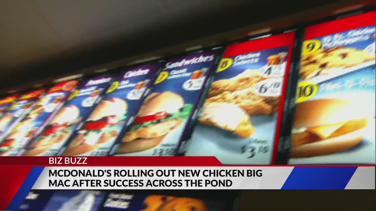 McDonald's rolling out new chicken Big Mac after international success