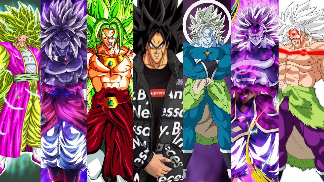 Top 10 Most Powerful Non-Canon Forms Of BROLY!!! (NEVER SEEN)