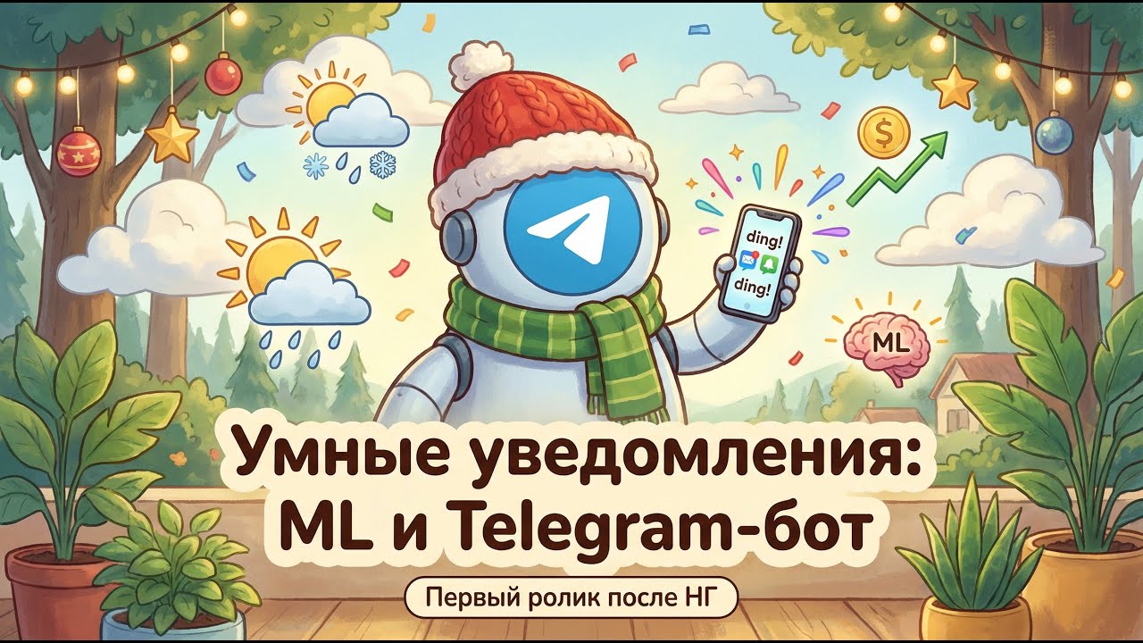Интеллектуальные уведомления в Telegram-боте: ML и автоматизация на Python