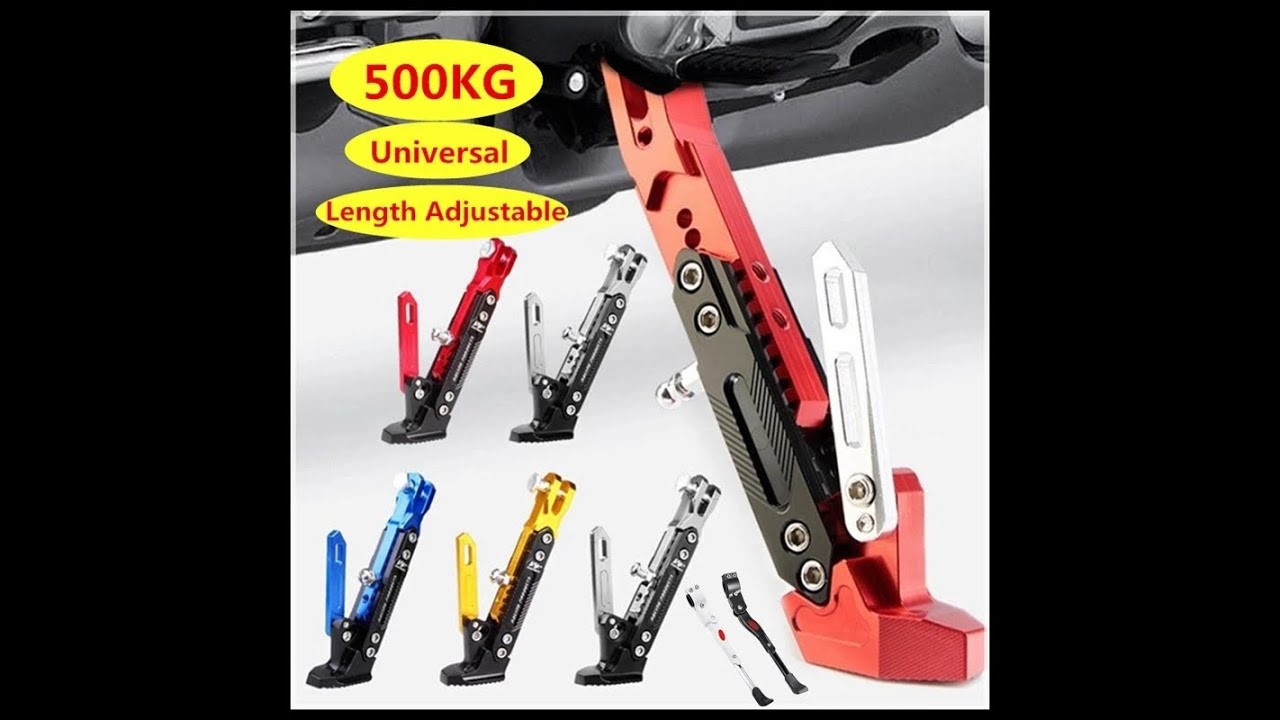 Motorcycle CNC Side Stand Foot Bracket Review | Adjustable Durable Kick Stand Accessory
