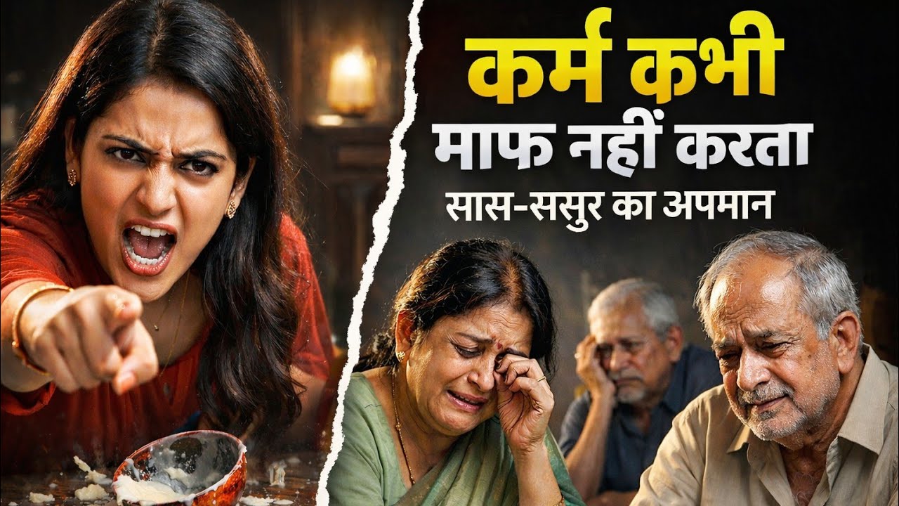 सास-ससुर का अपमान करने वाली बहू को मिली कर्म की सज़ा | Emotional Family Story | Moral Story in Hindi
