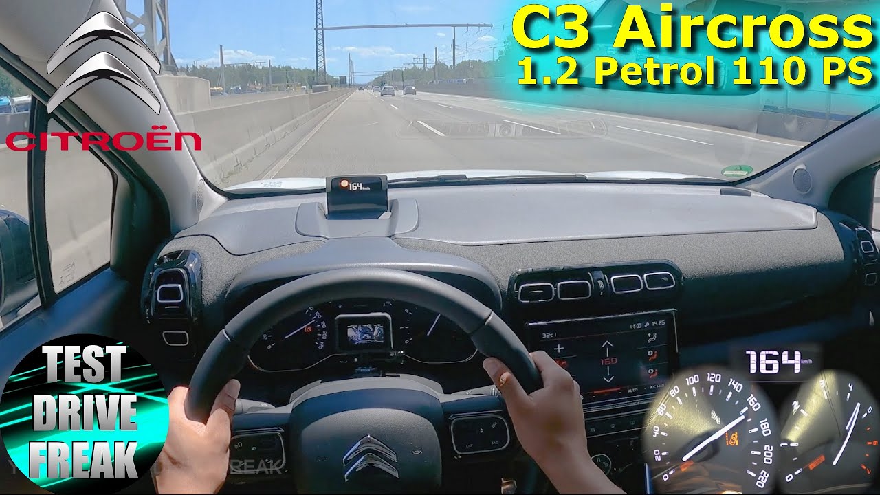 2022 Citroen C3 Aircross 1.2 PureTech 110 PS HIGH SPEED AUTOBAHN DRIVE POV