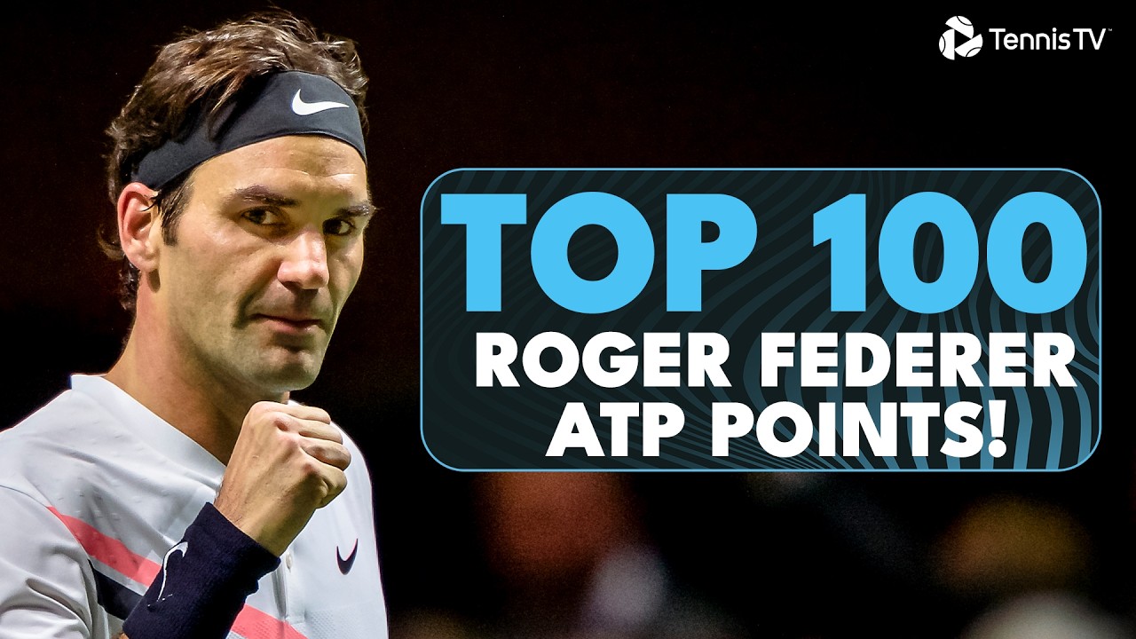 Top 100 Roger Federer Career ATP Points!